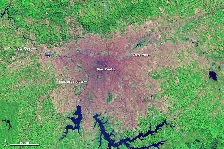 São Paulo topografskih zemljevidov