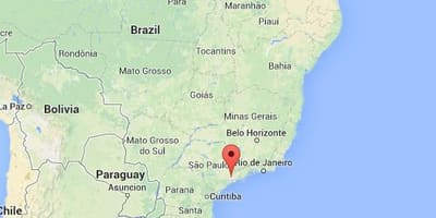 São Paulo, brazilija zemljevid