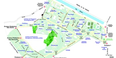 São Paulo, šolski zemljevid