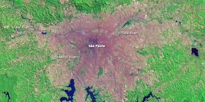 São Paulo topografskih zemljevidov